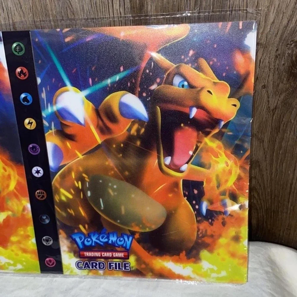 Pokémon trading card file, Charizard, Pikachu,‎ Ash Ketchum